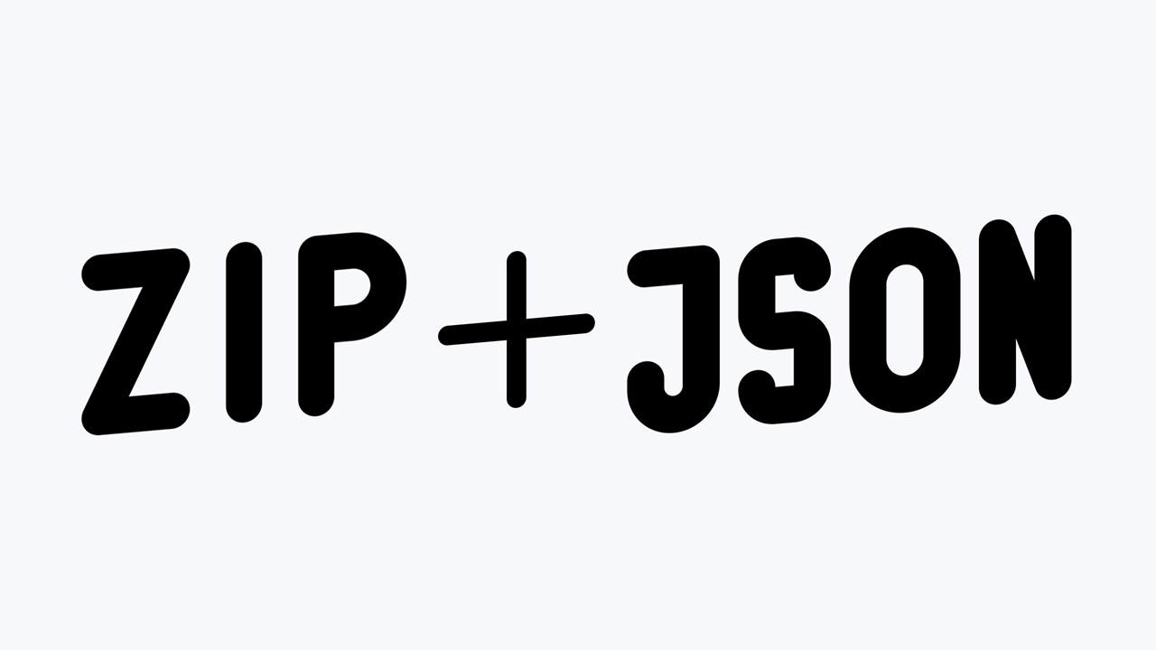 Contains the Words ZIP and JSON combined with a plus sign to symbolize the new rule package format.